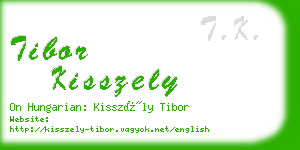tibor kisszely business card